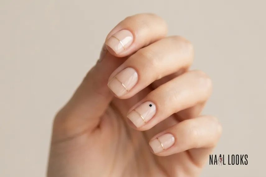 Minimalist Graduation Nail Designs