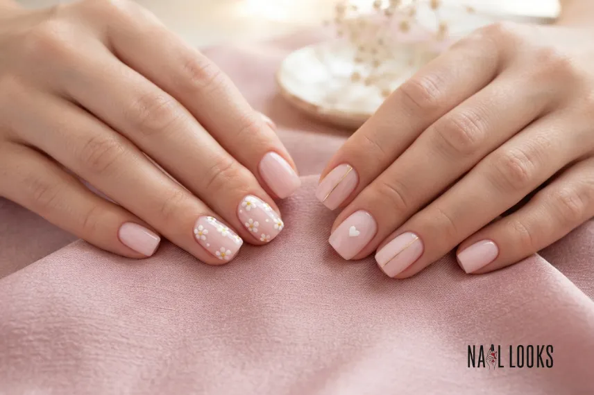 Mother’s Day Nails for Short Square Nails