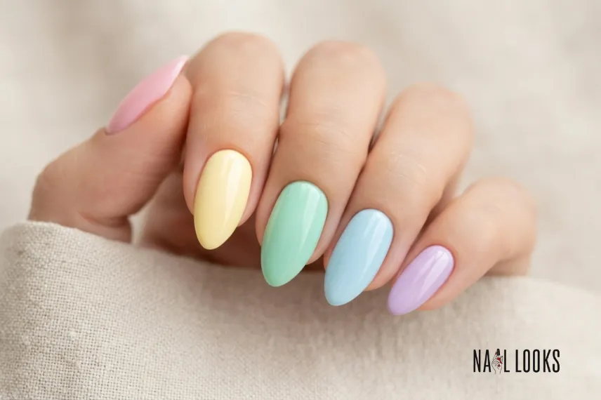 Pastel Pride Nails