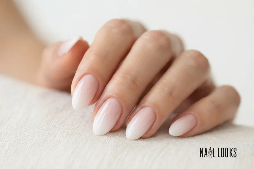 Pink Ombre Bridal Nails