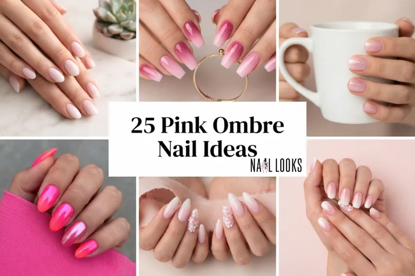 Pink Ombre Nail Ideas