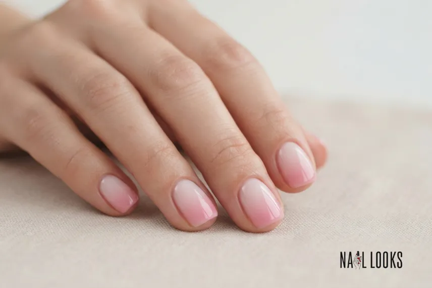 Pink Ombre Nails For Short Nails