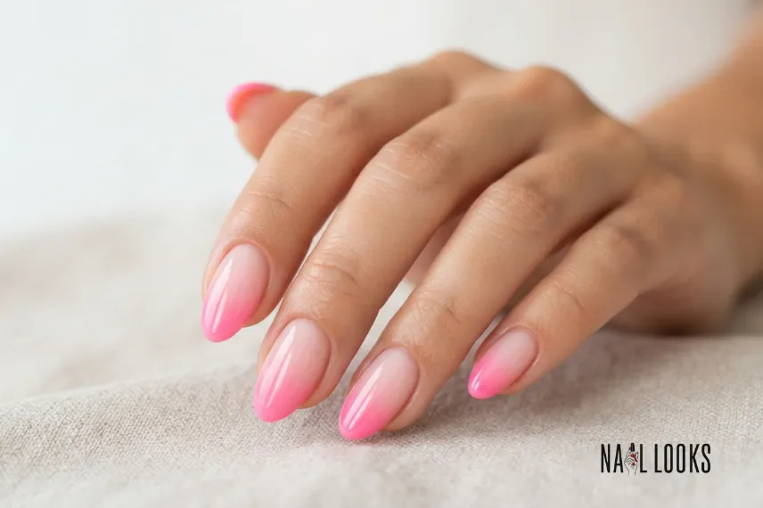 Pink Ombre Nails for Summer