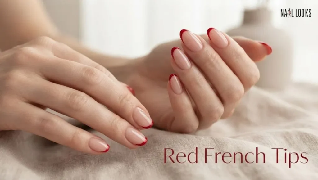 Red French Tips