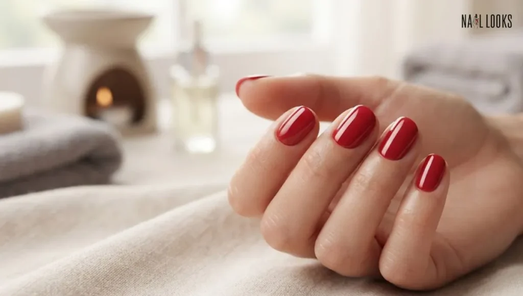 Red Gel Nails