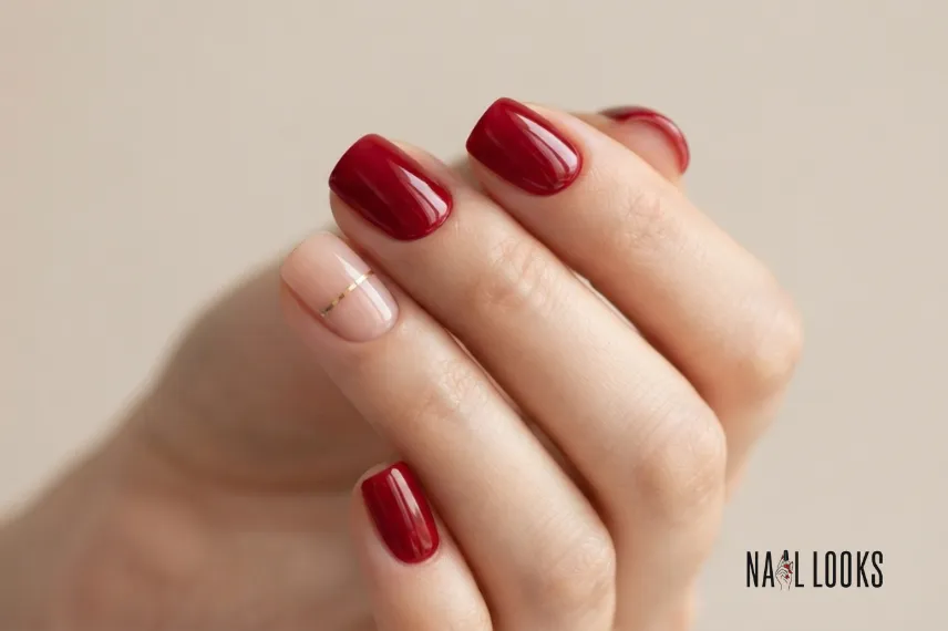 Graduation Cap and Diploma Accent Nails