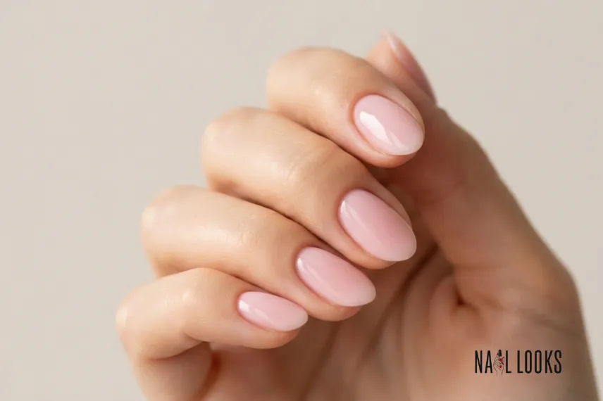 Soft Pink Graduation Nails