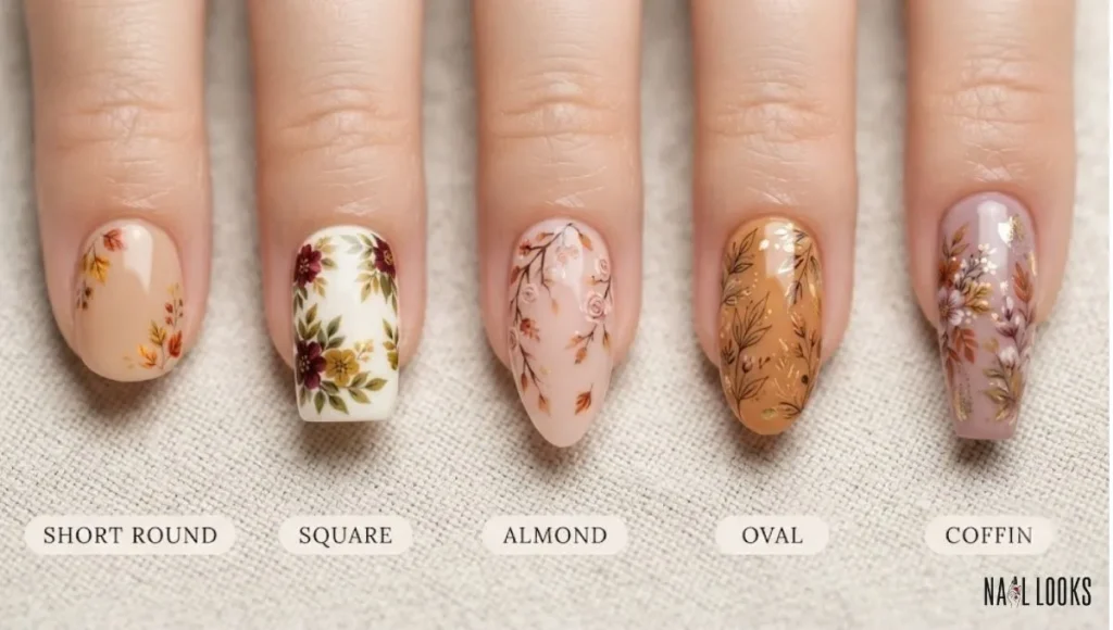 Which Nail Shape Works Best with Floral Art