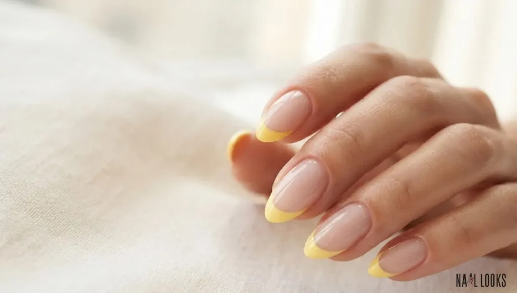 Yellow French Tip