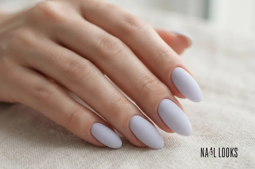Blueberry Milk Nails