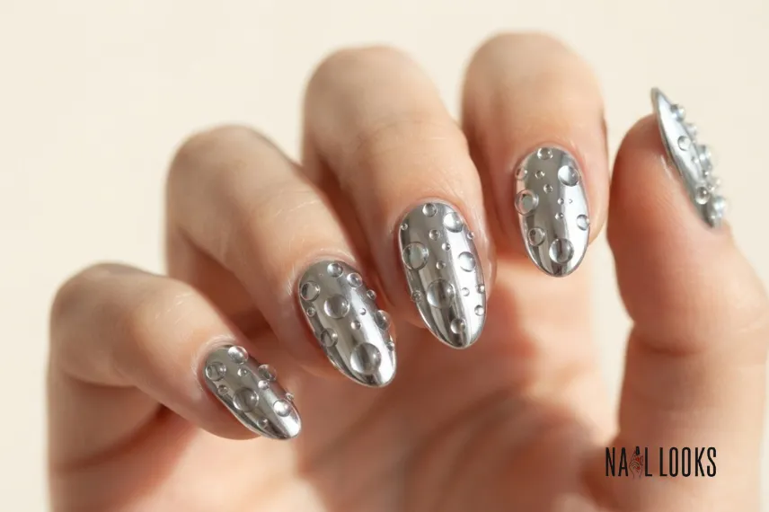 3D chrome nail