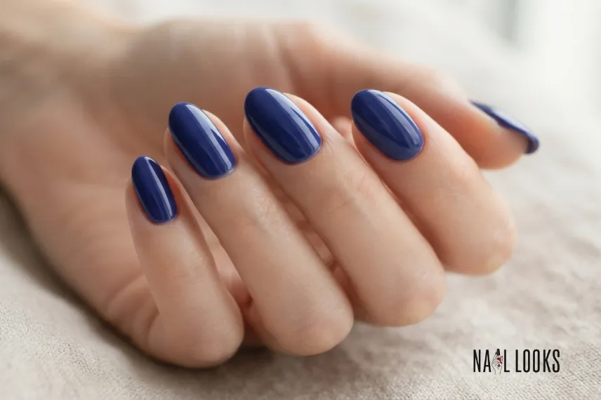 Classic Blueberry Nails