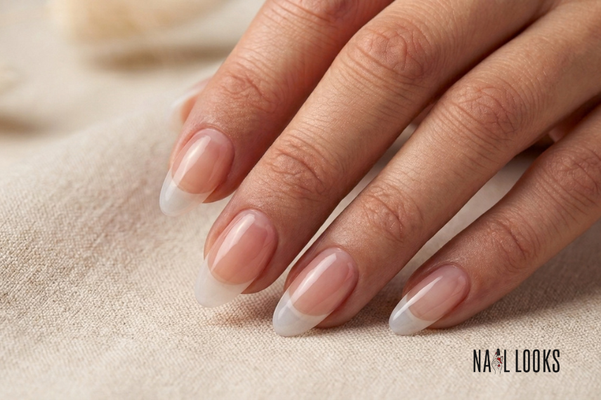 jelly french tip nail design