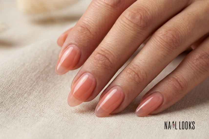 long-lasting jelly gel nail design