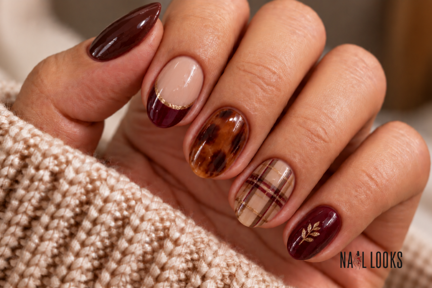 Mix-and-Match Autumn Nails