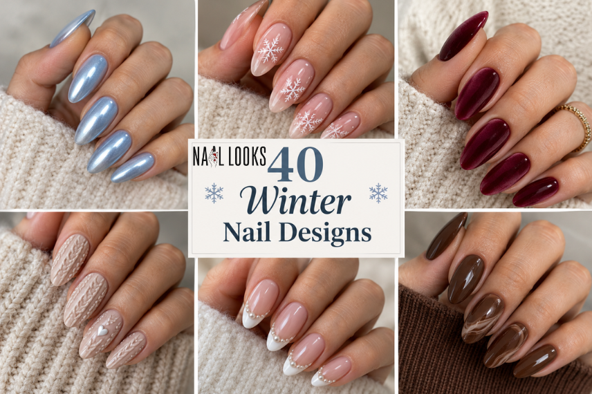 winter nail designs 2026 icy cosy and classy ideas
