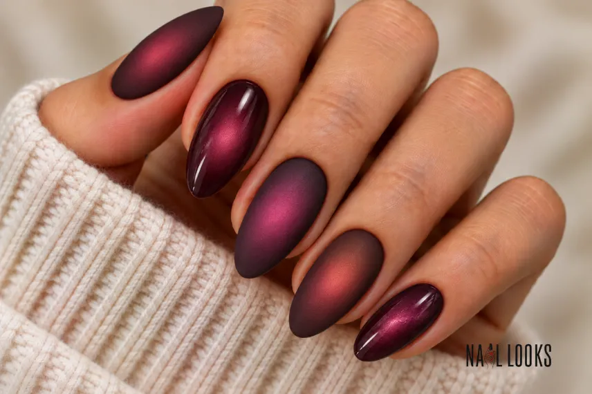 matte-aura nails