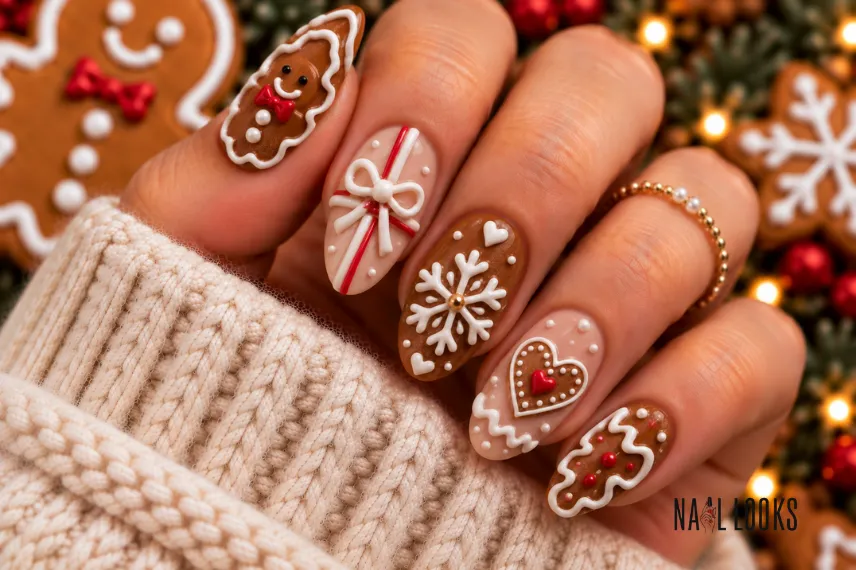 raised 3D icing nails
